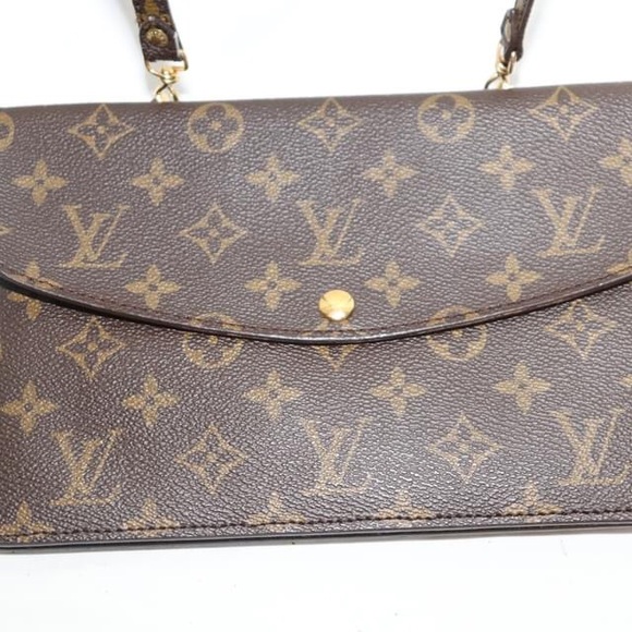 Louis Vuitton Authentic, Monogram Rabat double clutch. - Picture 7 of 10